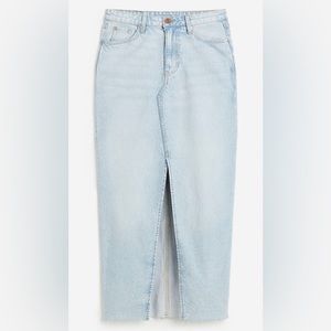 H&M Denim Maxi Skirt